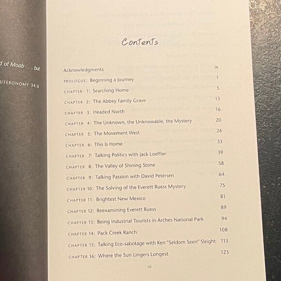 "Finding Abbey," by Sean Prentiss, 2015 First Edition Paperback - Picture 6 of 8